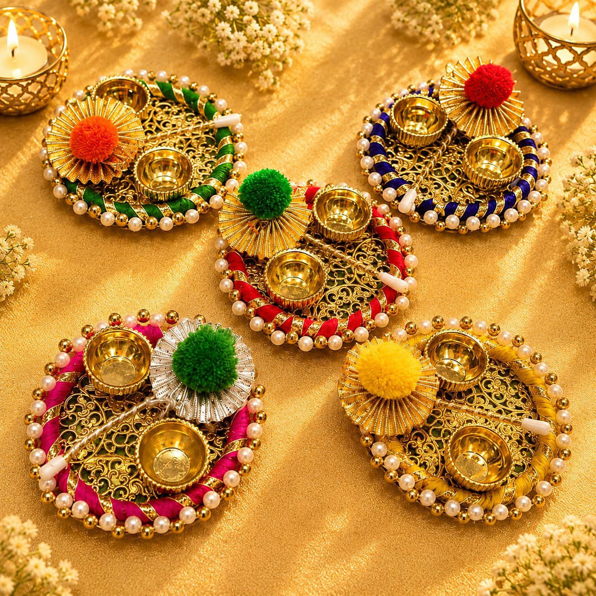 Haldi Kumkum Platter
