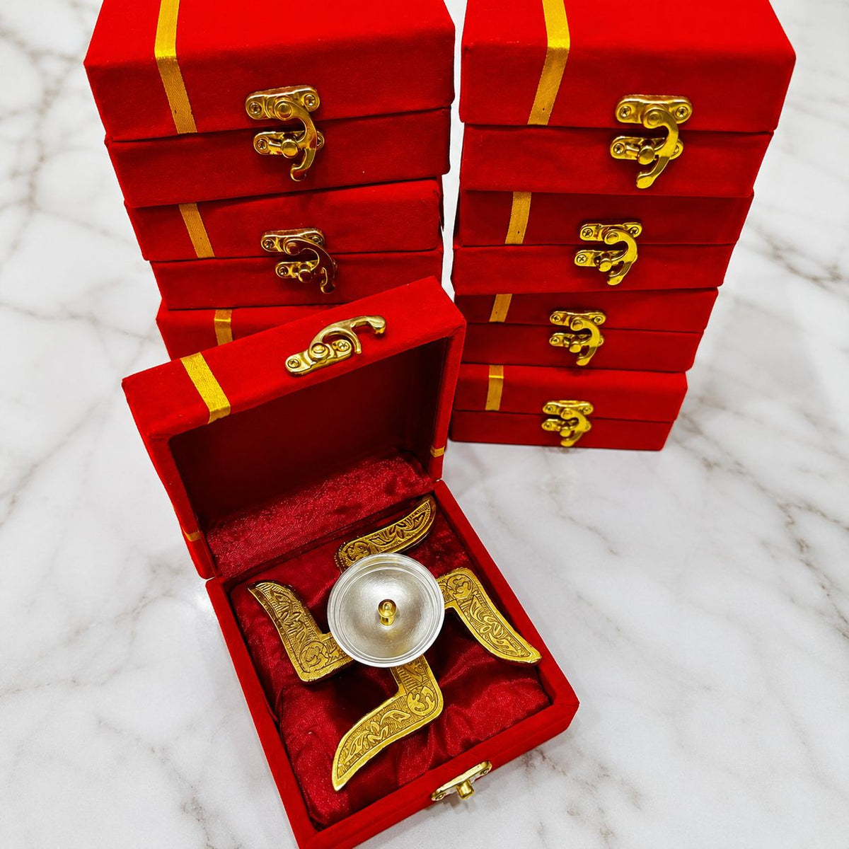 Swastik Diya With Box
