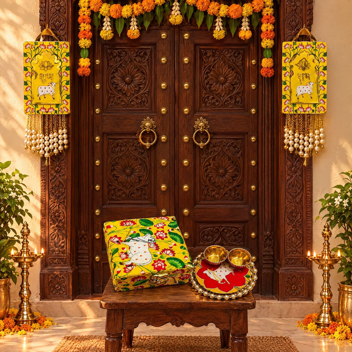 Pichwai Shubh Labh Pair