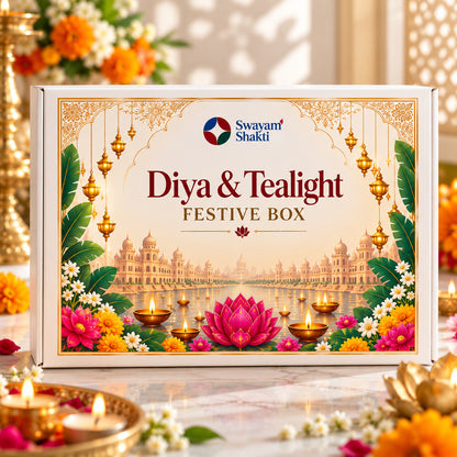 Diya & Tealight Festive Box