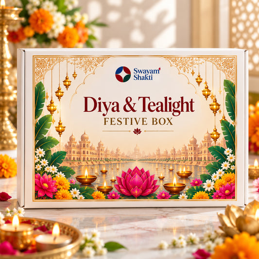 Diya & Tealight Festive Box