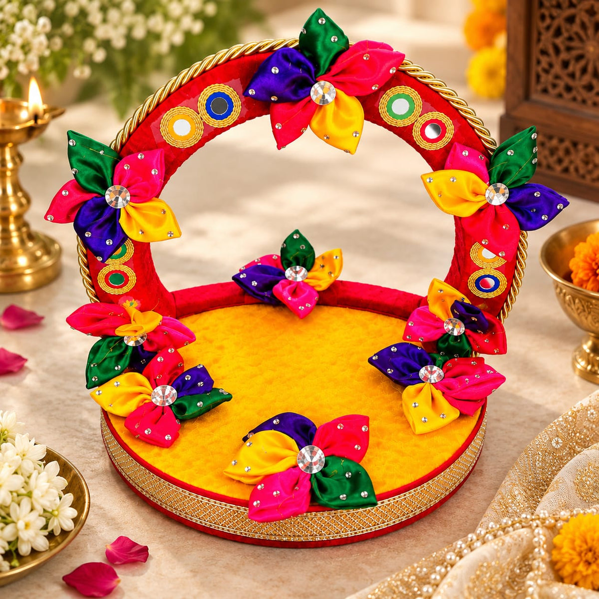 Multicolour Flower Jhula (Swing)