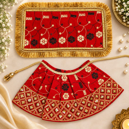 Red Mata Rani Poshak